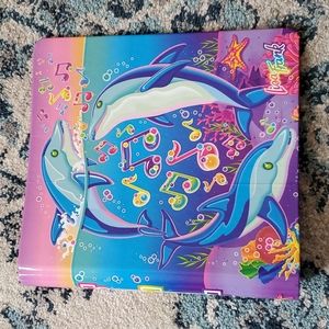 Lisa Frank Vtg Singing Dolphins Music Note Binder